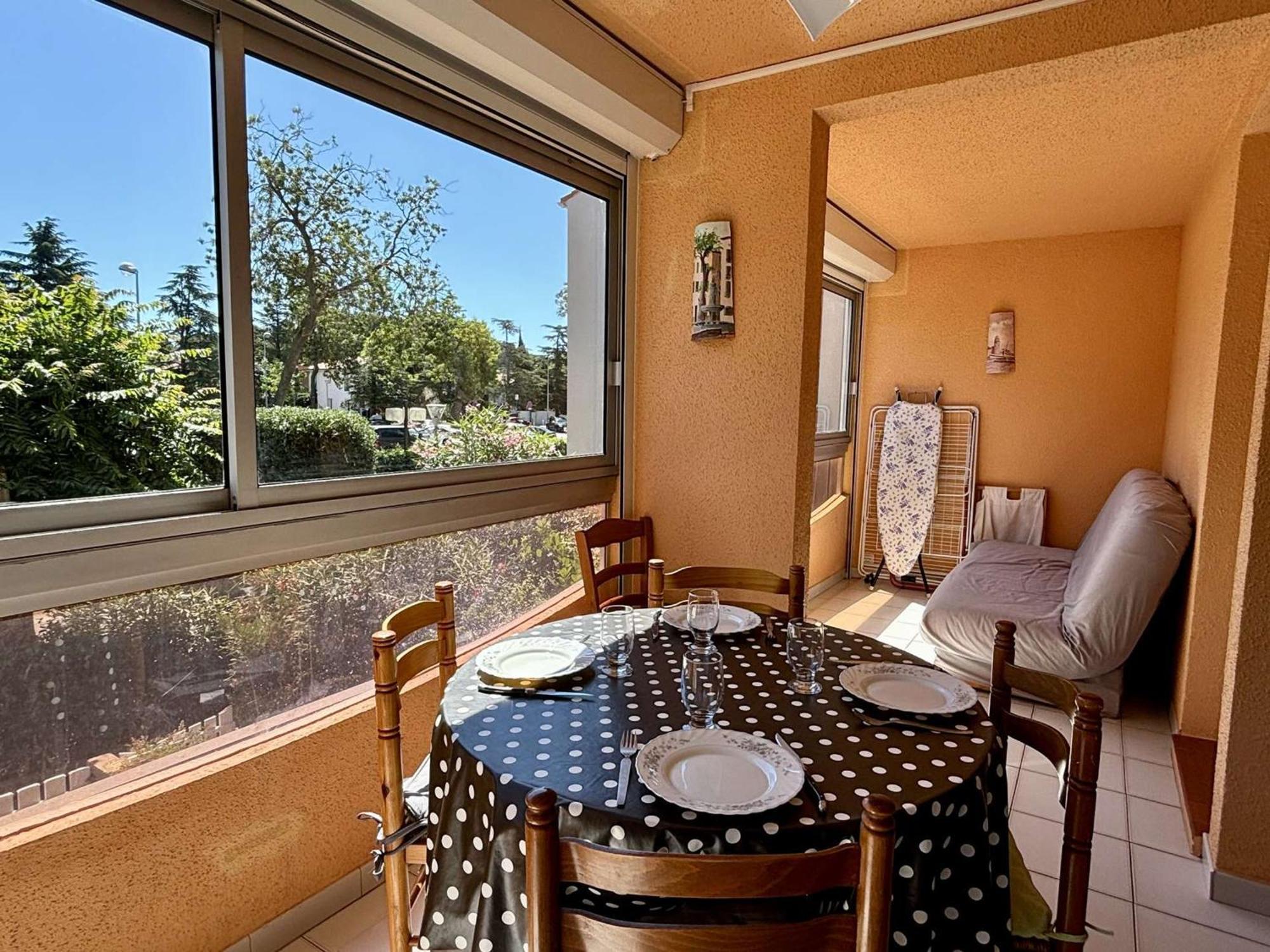 Appartement Cosy A 100M De La Plage Avec Piscine, Parking Prive Et Loggia Vitree - Fr-1-225-706 아르젤레쉬르메르 외부 사진